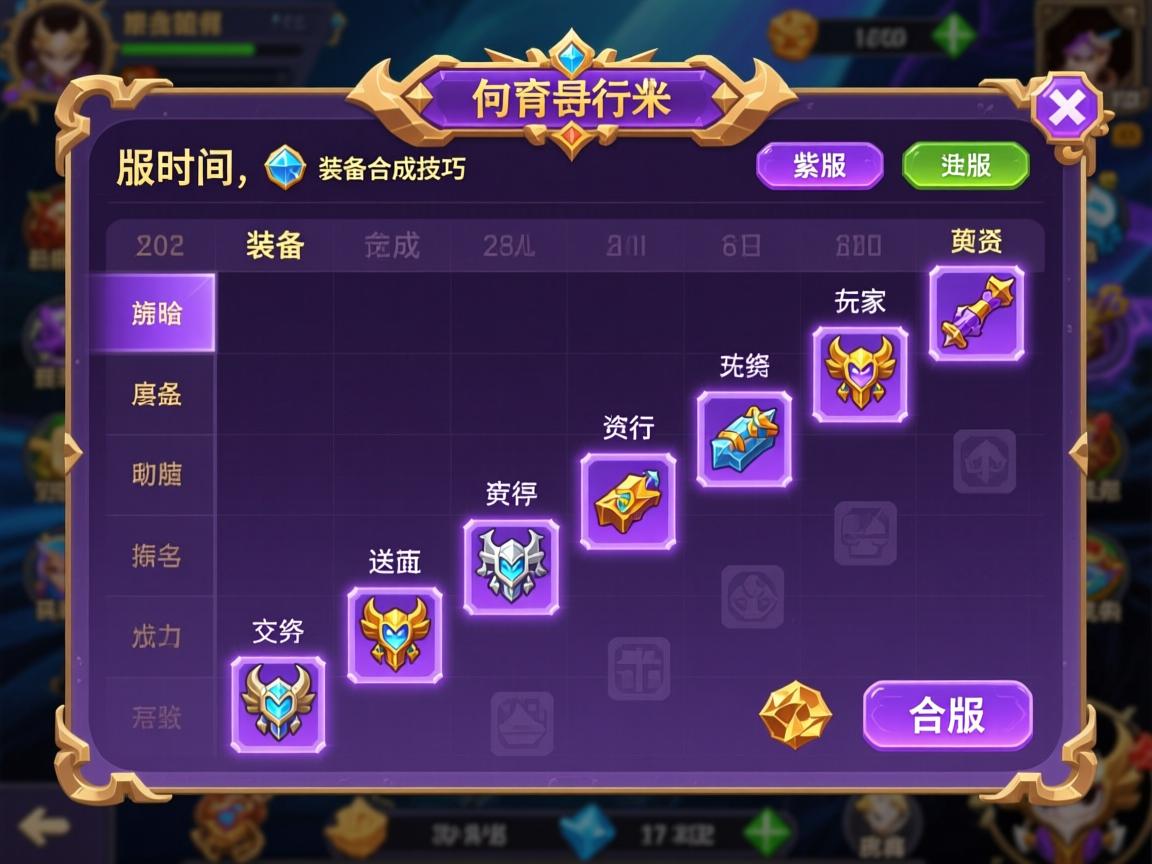 傲视传奇私服开服时间表及装备合成技巧 - 资深玩家实战经验分享